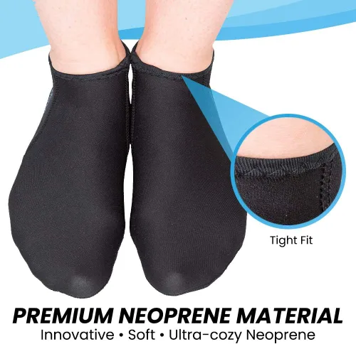 Vista 6 de Medias de neopreno InstaMarine, perfectas para deportes acuáticos, snorkel, buceo, natación