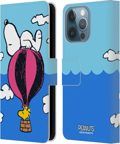 Vista 64 de Head Case Designs Peanuts Charlie & Woodstock Nap Halfs and Laughs - Funda de piel tipo cartera con licencia oficial compatible con Apple iPhone 11