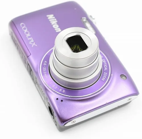 Vista 4 de Nikon Coolpix S3100 14 MP cámara digital con lente de zoom óptico de gran angular NIKKOR de 5x y LCD de 2.7 pulgadas (Morado) (modelo antiguo)