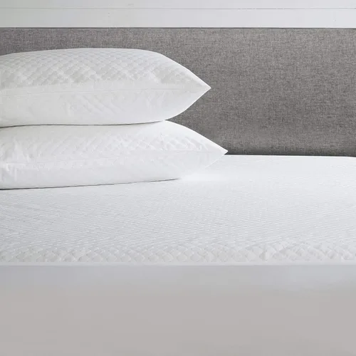 Vista 3 de Fresh Ideas Un protector de almohada de bambú fresco, King, color blanco 2