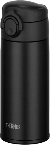 Vista 7 de Vaso térmico portátil con aislamiento al vacío, 16.9 fl oz, color negro, todas las partes y el cuerpo son aptos para lavavajillas, apertura con un