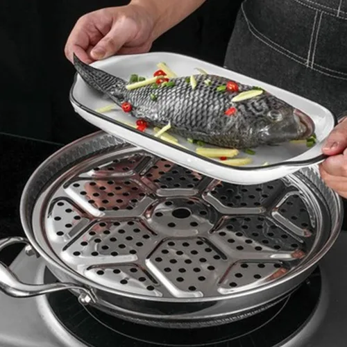 Vista 4 de Steamer Rack Stainless Steel 2pcs for Pressure Cooker and Pot