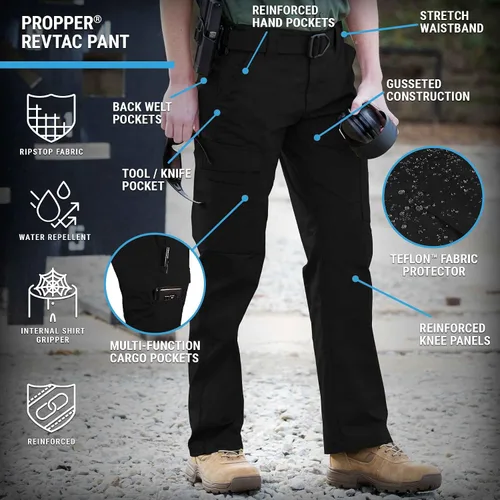 Vista 5 de Propper Pantalón táctico Revtac para mujer Negro
