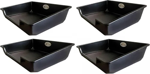 Vista 3 de Piggy Poo and Crew Caja de arena extra grande para cerdos, perros, conejos, animales grandes o pequeños (3 cajas)