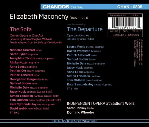 Vista 2 de Maconchy Elizabeth 1907-1994 'The Sofa'- Comic Opera In One Act W.Nicholas Sharratt Sarah
