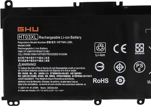 Vista 4 de GHU HT03XL HTO3XL L11119-855 Batería para HP 14-CE 14-CF 14-CK 14-DH 15-CR 15-CS 15-CW 15-DA 15-DB 15-DW 15-DY 17-BY 17-CA 11.55V 41.9Wh