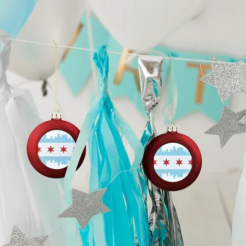 Vista 84 de Boobs Funny Shatterproof Matte Christmas Balls for Tree Wreath Home Decor 1PCS