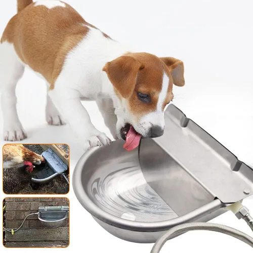 Vista 2 de Pollo automático de la cabra del perro de la válvula de flotador del cuenco del agua del ganado auto llenando