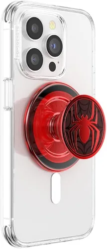 Vista 8 de Agarre para teléfono PopSockets con soporte expandible, agarre adhesivo, esmaltado - Marvel Spiderman
