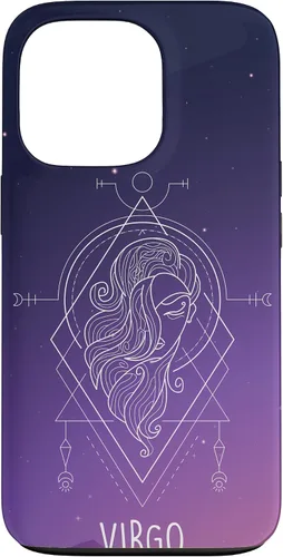 Vista 10 de Virgo Zodiac Signs Stern Horoscope Birthday Astrology Gift Case for iPhone 17