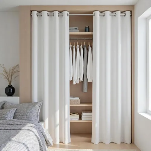 Vista 87 de KOUFALL Cortinas de Baño Aqua para Ventana, Juego de 2 Paneles Decoración Costera Cortinas Cortas Opacas para Ventana Pequeña de Cocina Puerta