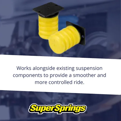 Vista 3 de SuperSprings SSR-302-54 SumoSprings Trasero para Dodge RAM 2500 3500, Dodge RAM 4500 5500, Amarillo