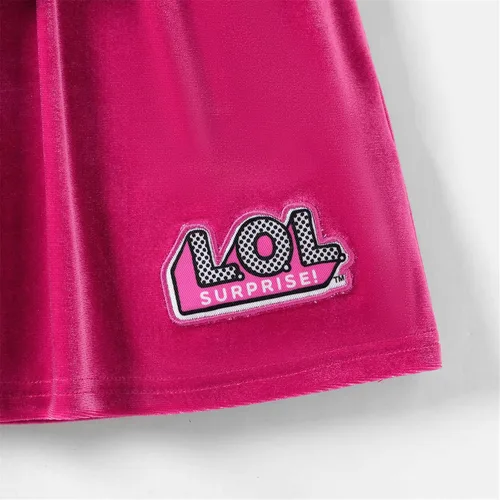 Vista 6 de LOL Surprise Conjunto de falda de manga larga con capucha para niña conjunto de 2 piezas conjunto de ropa de invierno