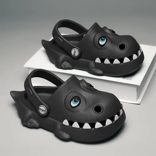 Vista 7 de KAQ Zuecos de jardín para niños y niñas, lindas sandalias de dinosaurio en forma de nube, antideslizantes, cómodas, zapatos de agua de verano