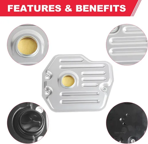 Vista 5 de Filtro de transmisión automática con kit de juntas para transmisión U140E U140F U240E U241E - Toyota Lexus Scion RAV4 Camry Highlander ES300 RX300