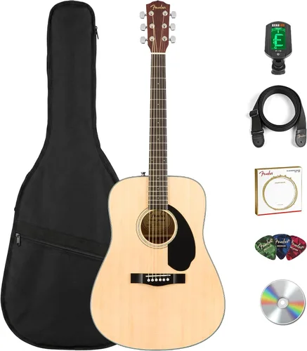Vista 10 de Conjuntos de guitarras acústicas Fender CD-60.