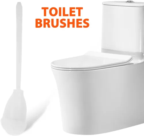 Vista 7 de KALLORY Juego de 4 cepillos de baño de 15.35 pulgadas con mango ergonómico, cuenco para manchas rebeldes para bañera y baño, herramienta de limpieza