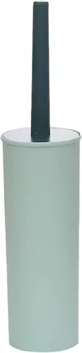 Vista 10 de Escobilla de inodoro y soporte, paquete de 2 cepillos de limpieza profunda, ergonómico, resistente, accesorios de baño de plástico, 1 paquete