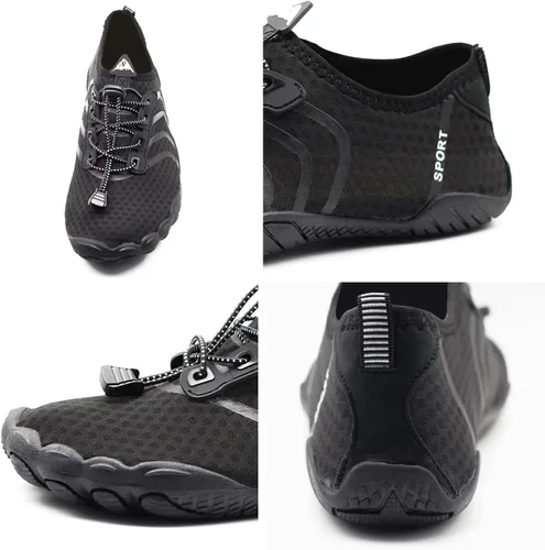 Vista 5 de Zapatos de agua para hombres y mujeres, secado rápido, ligeros, descalzos, natación, playa, piscina, surf, camping, aqua, escalada, deportes