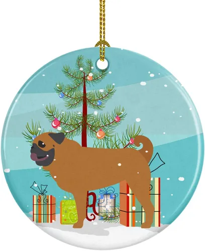 Vista 90 de Caroline's Treasures Cavalier King Charles Spaniel - Adorno de cerámica para árbol de Navidad, decoración colgante para el hogar, Navidad, fiestas