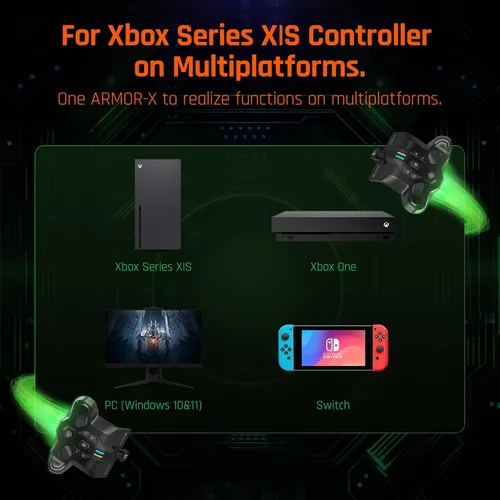 Vista 3 de BIGBIG WON ARMORX Accesorio de botón trasero inalámbrico para controlador Xbox Series XS