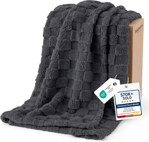 Vista 20 de Bedsure GentleSoft - Manta verde salvia para sofá, manta de forro polar a cuadros, regalos de Navidad para mujeres, hombres y niñas, bonita manta