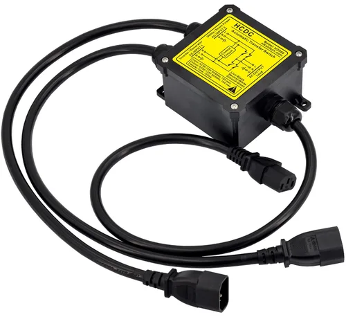 Vista 6 de Interruptor de transferencia automática de 15 amperios AC120V, interruptor de transferencia automática ATS (cables centrales + NEMA 5-15P)