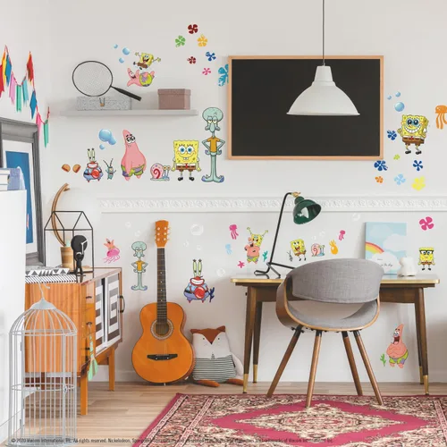 Vista 2 de Calcomanías de pared RoomMates RMK1380SCS Spongebob Squarepants