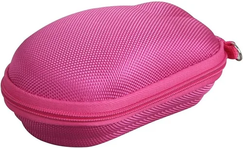 Vista 5 de Hermitshell Funda rígida de viaje para ratón inalámbrico Logitech G Pro Logitech G PRO X rojo ciruela