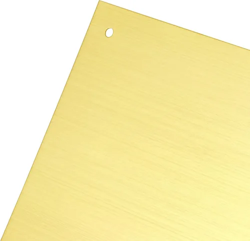 Vista 4 de Prime-Line J 4617 - Placa para puerta (8.0 x 34.0 in, latón, pulido, paquete individual)