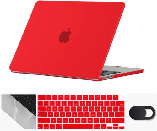 Vista 21 de Se7enline Funda compatible con MacBook Neo de 13 pulgadas, modelo A3404 2026, carcasa dura, cubierta de teclado, cubierta de cámara web, protector