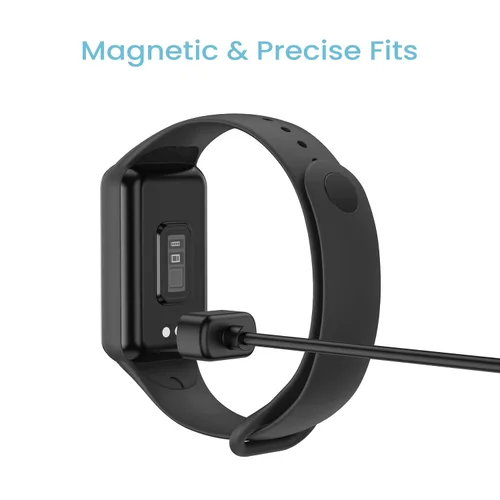 Vista 4 de Wanme Paquete de 2 cables de carga magnéticos de repuesto para Amazfit Band 7 (USB C + USB A)