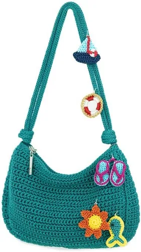 Vista 4 de The Sak Bolso de hombro Josie en Crochet, Azure, Celeste