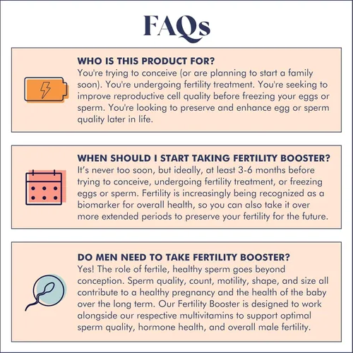 Vista 5 de FullWell Potenciador de fertilidad para hombres y mujeres Apoyo de concepción para una calidad saludable de óvulos, motilidad y fuerza