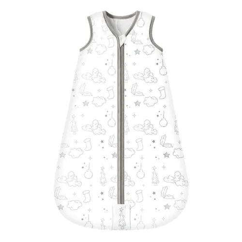 Vista 16 de Mosebears Saco de Dormir para Bebé, Manta Vestible de Invierno con Cremallera de 2 Vías, 2.5 TOG Saco de Dormir de Algodón Unisex