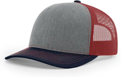 Vista 53 de Richardson 112 Gorra de Camionero - Gorra Snapback Ajustable Premium - Gorras Richardson en Blanco de Seis Paneles Estructurados Árbol real Max 7