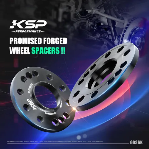 Vista 4 de Espaciadores de rueda KSP PERFORMANCE 5X120mm, espaciador forjado de ajuste de 12.7mm centrado en el cubo para E36 E46 E90 E92 E60, 2 piezas de 1/2