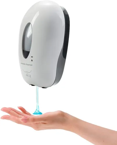 Vista 9 de Dispensador automático de jabón montado en la pared, gel de energía de batería, spray de espuma líquida, dispensador de desinfectante de manos