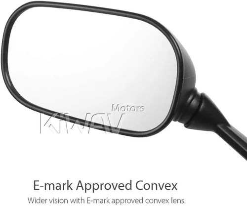 Vista 3 de KiWAV Espejo de repuesto OEM FY357 compatible para Yamaha XJ6 Diversion 2010 mano izquierda