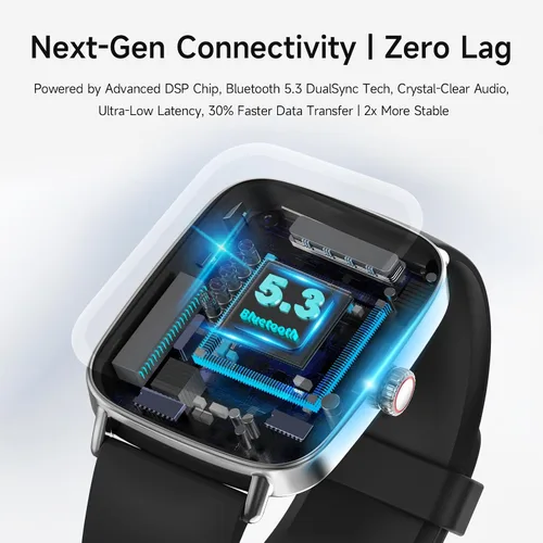 Vista 5 de Reloj inteligente para mujer, reloj inteligente HD de 1.85 pulgadas, compatible con iPhone/Samsung/Android (respuesta/hacer llamadas), más de 100