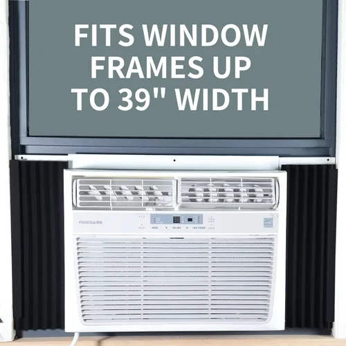 Vista 6 de Paneles laterales de aire acondicionado para ventana, kit de panel de aislamiento lateral de CA, paquete de 2 unidades de 15 pulgadas de alto x 9