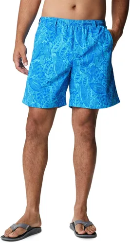 Vista 55 de Columbia Super Backcast - Pantalón corto de agua para hombre Impresión de tinte negro