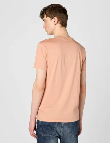 Vista 3 de Lacoste TH6710 - Camiseta de manga corta con cuello en V para hombre Marrón