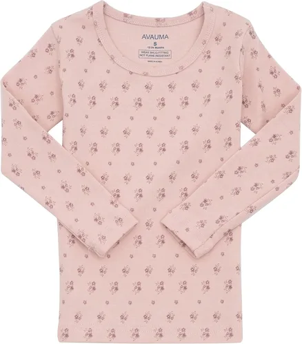 Vista 122 de AVAUMA Conjunto de pijama de algodón para bebés y niñas de 6 meses a 7 años