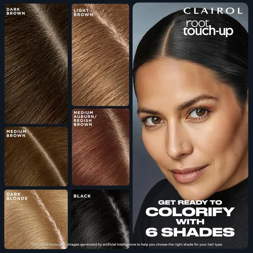 Vista 8 de Clairol Root Touch-Up - Gel de mezcla de color semipermanente para el cabello, 2 negros, paquete de 1