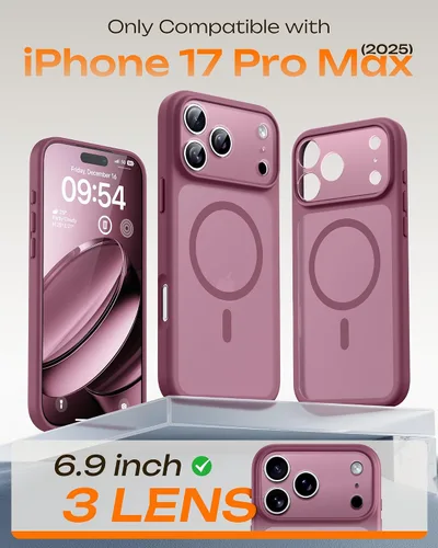 Vista 139 de TOCOL Funda para iPhone 11, compatible con Magsafe, protección completa de cámara, imanes integrados, protección contra caídas, funda translúcida