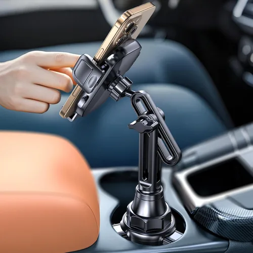 Vista 8 de Coolpow Soporte para Teléfono de Portavasos Soporte para Teléfono de Carro Soporte para Teléfono de Portavasos Montaje para Teléfono【Ultra Estable