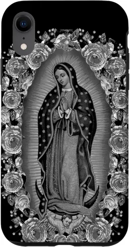 Vista 25 de Our Lady Virgen De Guadalupe - Carcasa floral para iPhone 17
