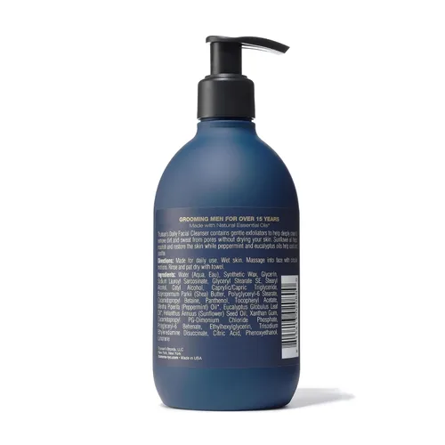 Vista 2 de Truman's Gentlemen's Groomers - Limpiador facial para hombres - Aceites de menta y eucalipto, lavado facial masculino hidratante - Elimina el sudor