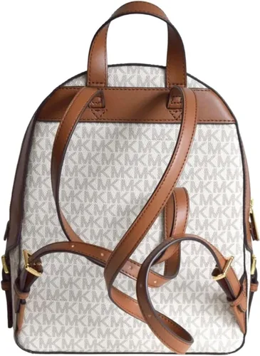 Vista 4 de Michael Kors Jaycee - Mochila con logotipo mediano, Vainilla, Mochila